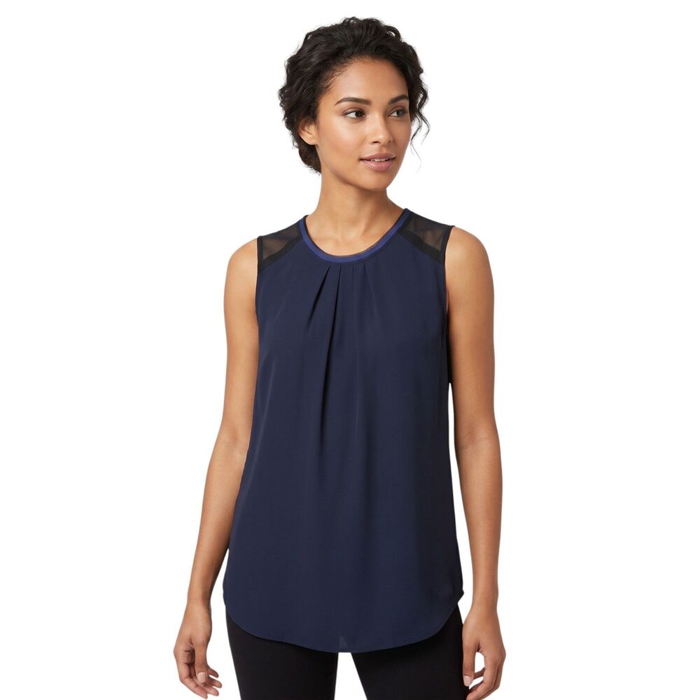Soft Surroundings Sleeveless Black Blouse Medium